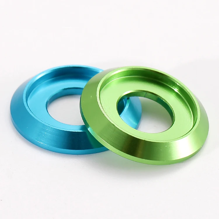 Custom Aluminum Cup Washers Cone Cup Head Washer Shim