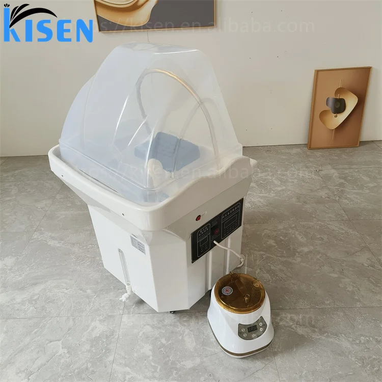 Kisen Thai Shampoo Massage Bed Hot Sale Salon Hair Washing Bed Accessories Water Tank Portable Shampoo Chair Basin Without Pipes