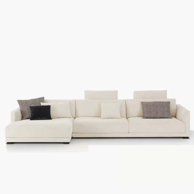 Furnistyle новый европейский дизайн современная мебель для гостиной Роскошный домашний диван из серой ткани