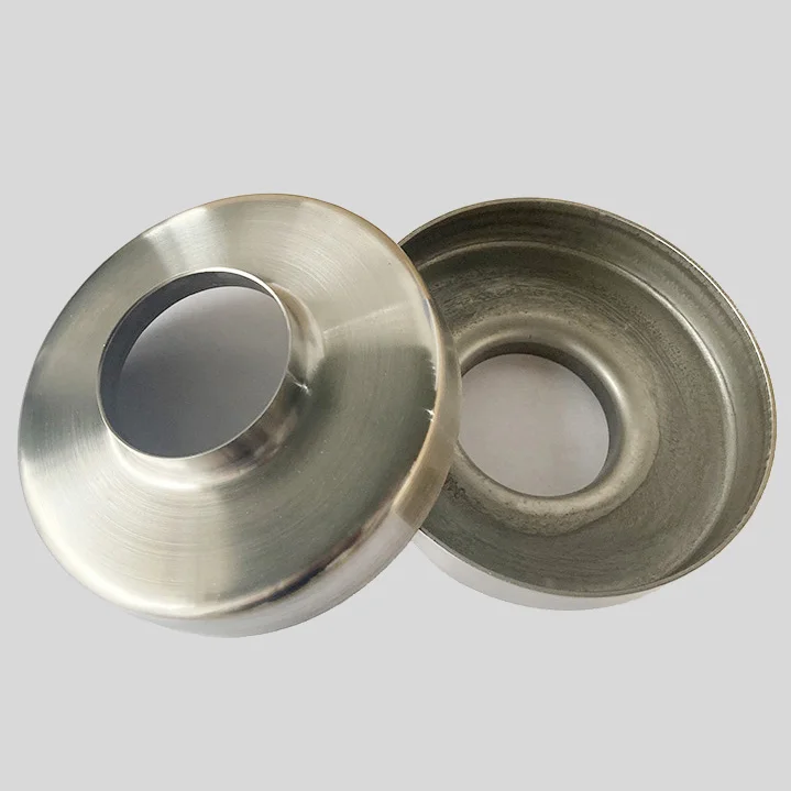 Stainless Steel Post Tube End Cap Balustrade Handrail Glass Balcony Stair Railing Pipe Plate Decorative Cover