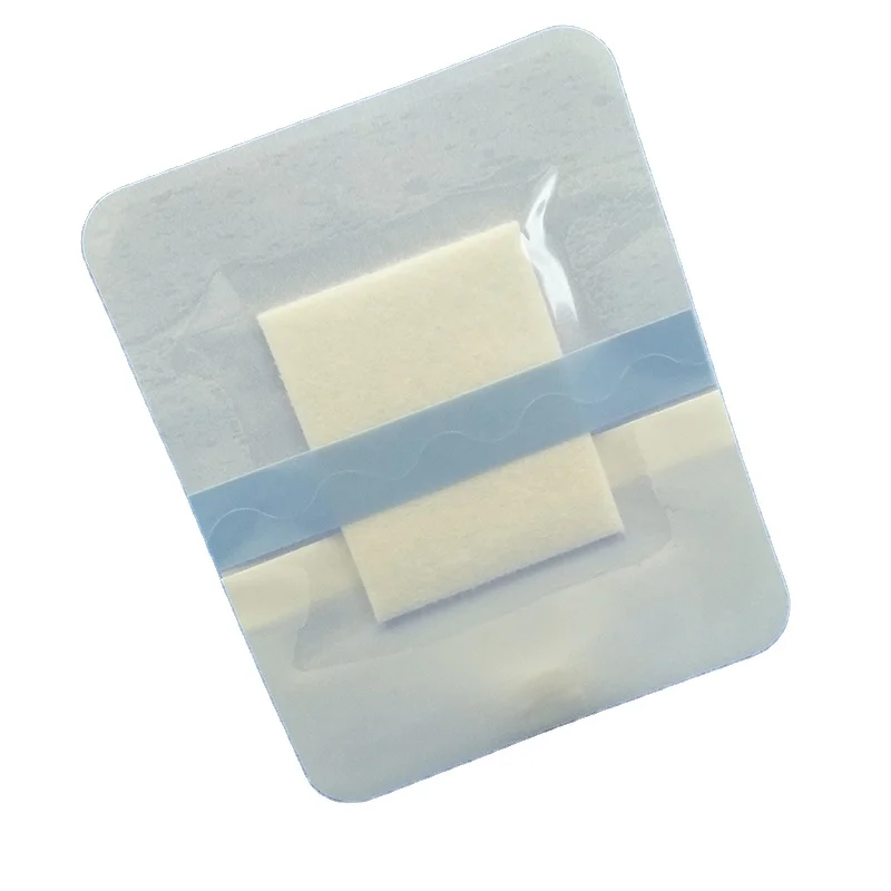 6*7cm Medical Disposable Sterile Transparent Wound Care Dressing Patch with Pad