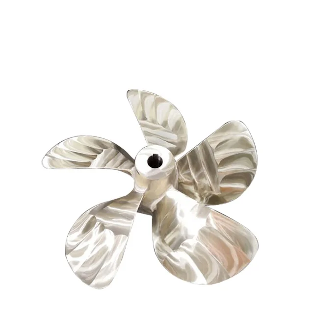 marine brass shaft helix fixed side pusher for folding fishing boats propeller