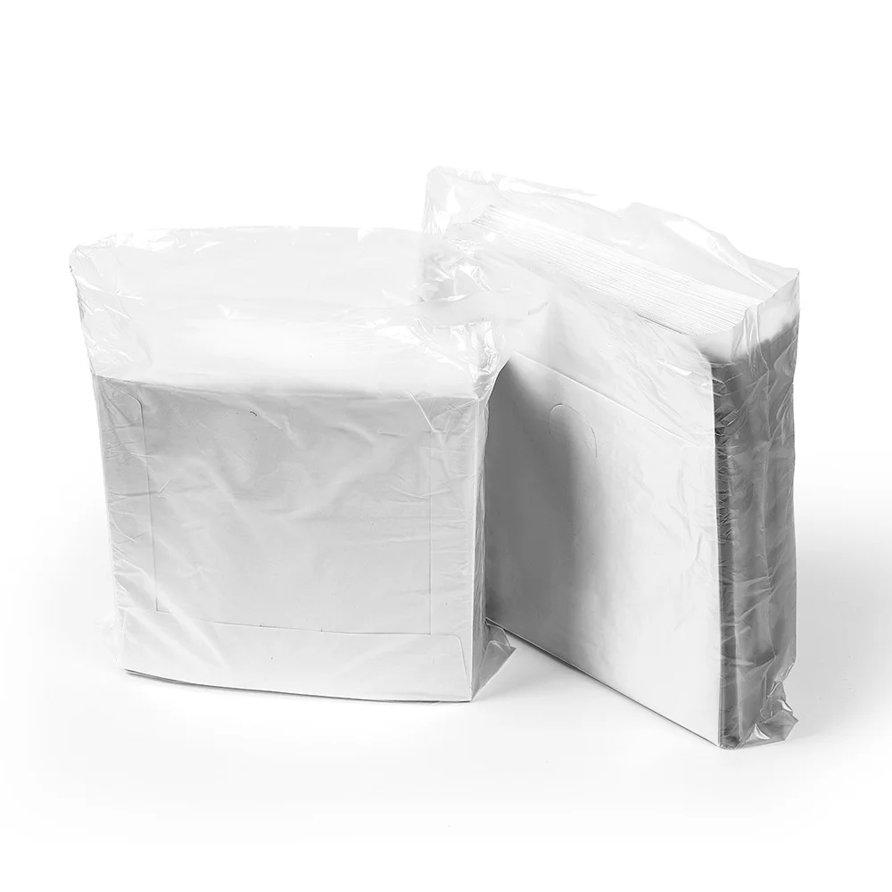  Белые бумажные муфты для CD CD-дисков DVD-дисков