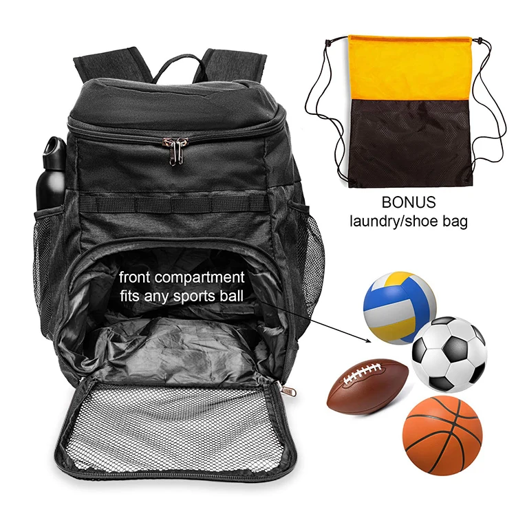 Hot sell custom basketball team backpacks men sport basketball football sports elite backpack