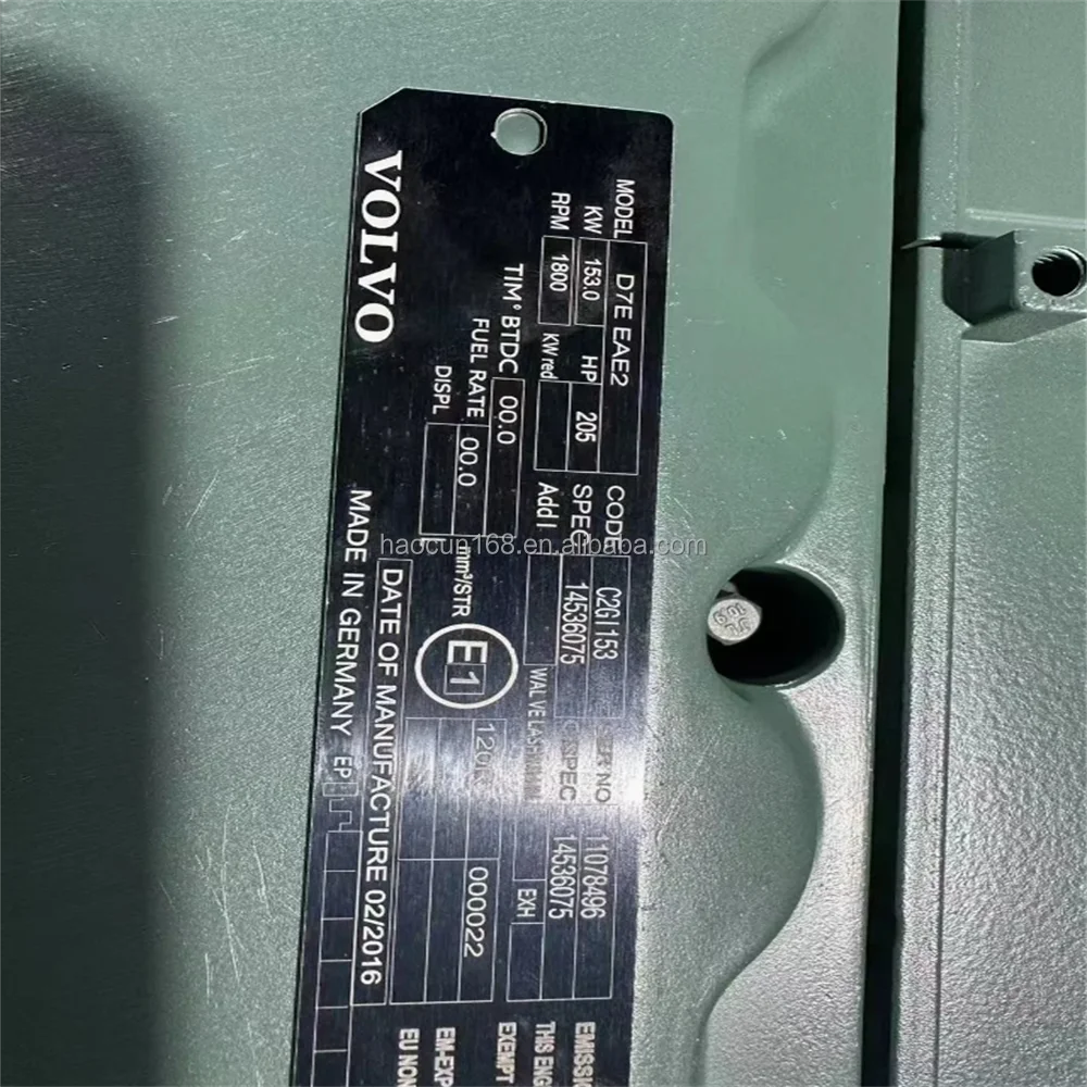 Двигатель в сборе D6D EC240 EC290 D7E BF6M1013 дизельный двигатель экскаватора для Volvo