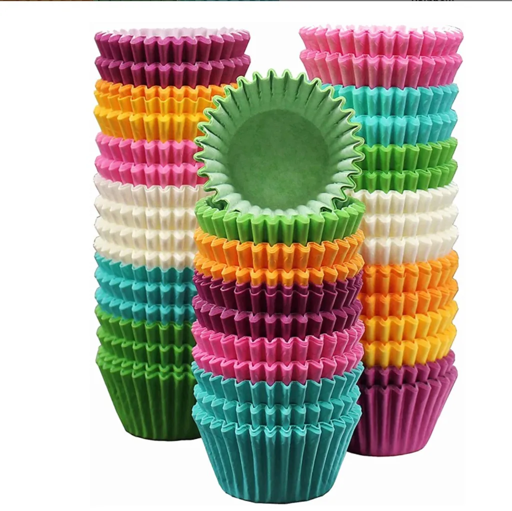 Holiday Party Paper Baking Cups and Paper Grease Proof Cupcake Liners Perfect Cups for Cake Balls, Muffins Baking Holder