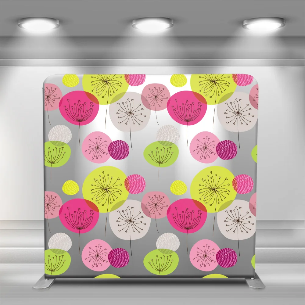 8ft Collapsible photo booth stand sparkle stars Christmas holiday backdrop kids birthday background