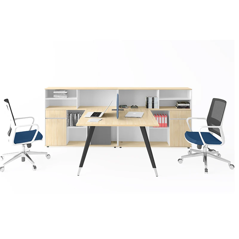 
New Design Office Workstations Partitions With Melamine Staff Desk 