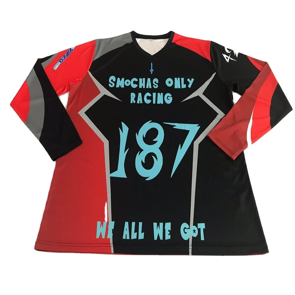 Дышащая футболка для мотокросса, Стильная майка для езды на горном и внедорожном велосипеде