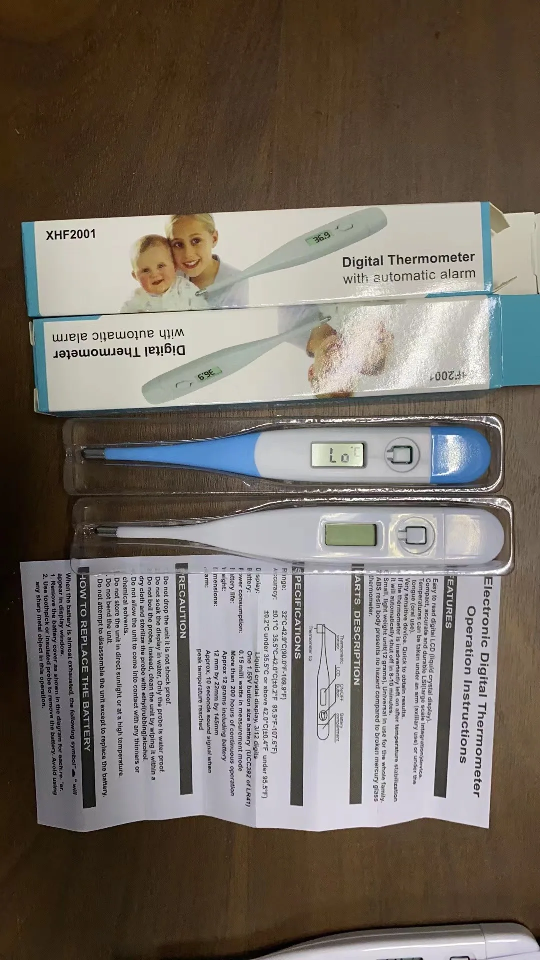 
Clinical Thermometer Smart Electronic Digital Home Medical Thermometer 
