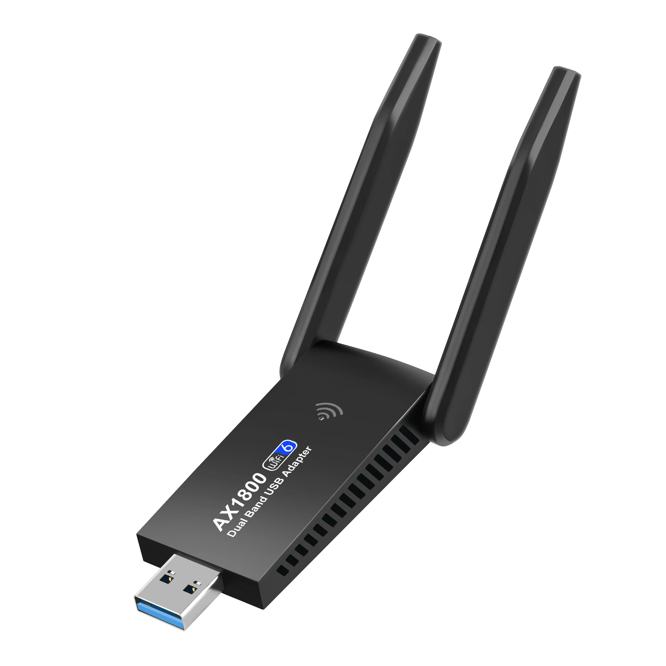 1800Mbps High Speed 802.11AX WiFi6 USB3.0 WiFi 6 Wireless USB WiFi Adapter Dual External Antenna