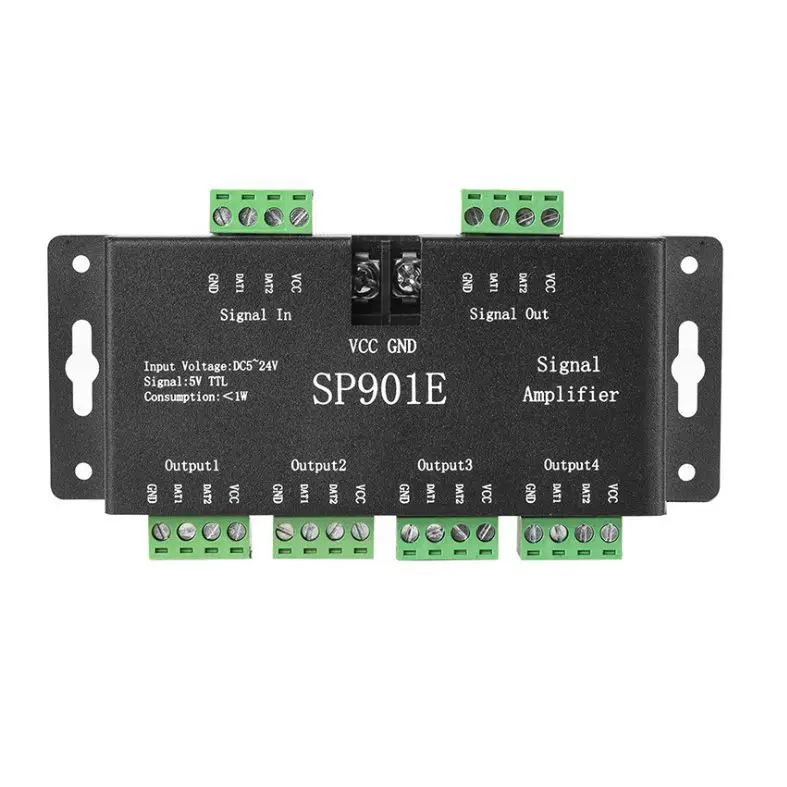 Оптовая Продажа с фабрики SP901 SP902 SP902e SP901e усилитель сигнала Пиксельная световая полоса светодиодный контроллер по хорошей цене