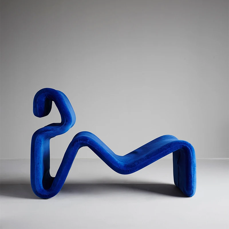 
xt-856 luxury creative special shape nordic living room chaise lounge recliner fabric fiberglass single leisure chair 