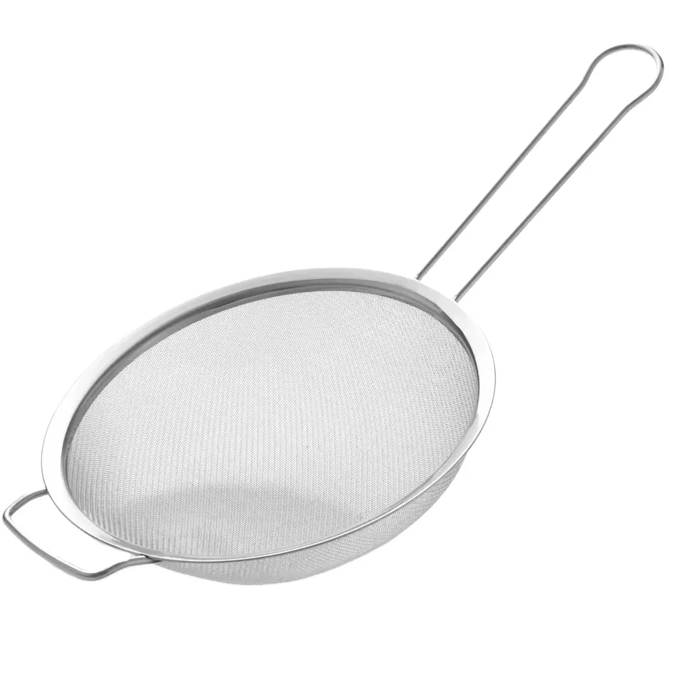 Food Grade Filter Oil Noodle Skimmer Colander Fine Strainer Stainless Steel Strainer