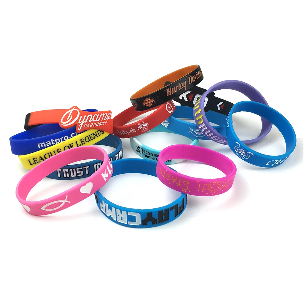 Personalized Bracelet Silicone Custom Wristband rubber Bracelet for event