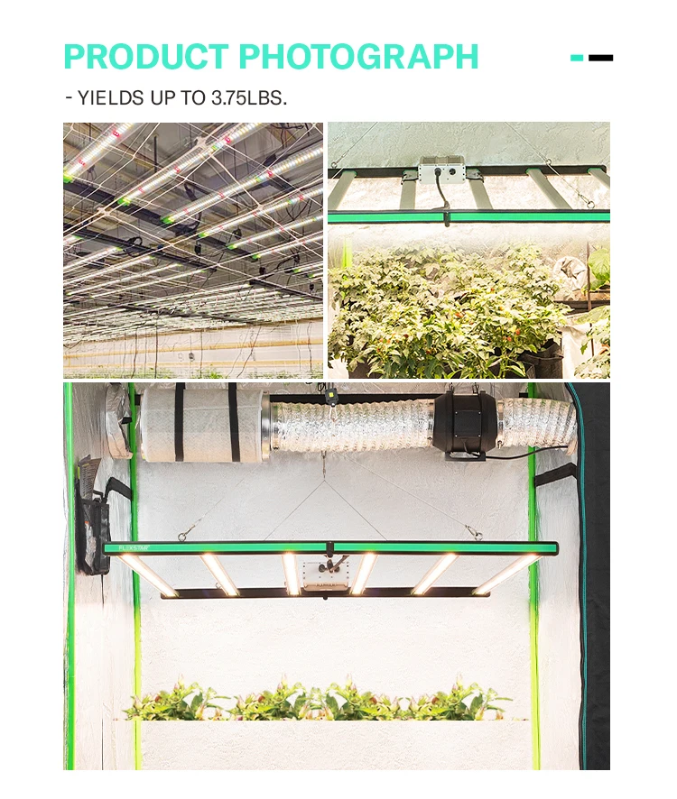 Flexstar 720W SE Available Stock In US Lm281B Full Spectrum High Ppfd Led Grow Light Bar