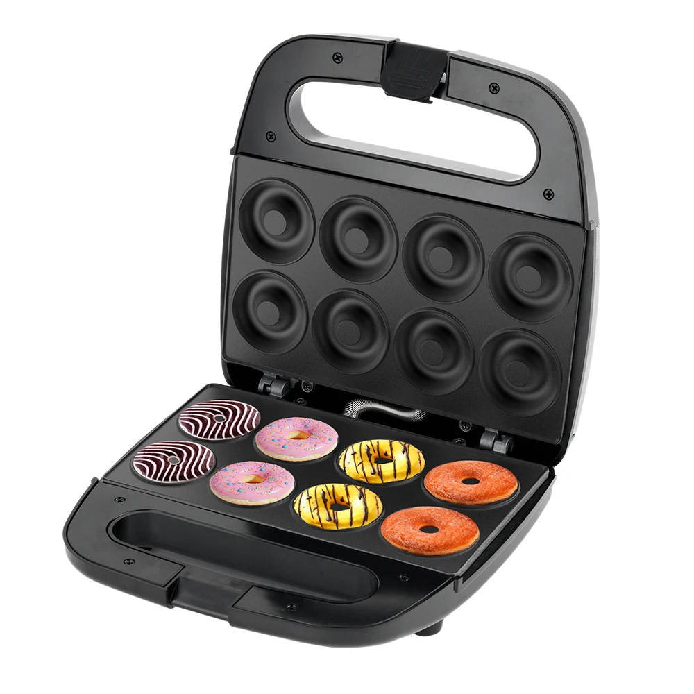 RAF 8 PCS Mini Donut Maker Machine Easy Fast Portable Manual Waffle Maker Doughnut Maker