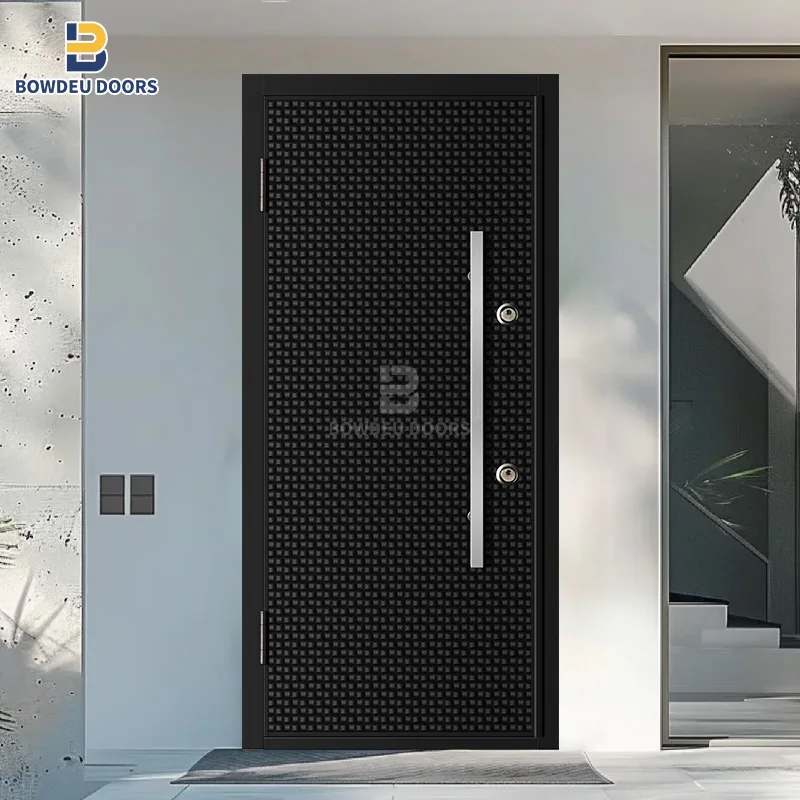 High Quality Modern Turkey Style Bullet Proof Metal Door Apartment House Security Exterior Steel Armored Door