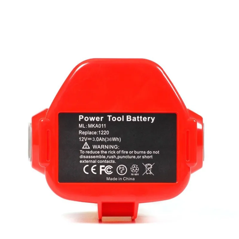ebay supplier replacement ni-cd and ni-mh 12V battery for power tool 1220,PA12,1222,1233S,1233SA,1233SB