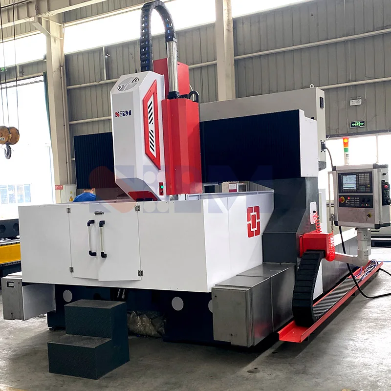 Raintech  Gantry Movable Automatic CNC Steel Plate Drilling Machine With Cooling Liquid Recycling.