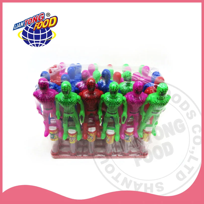 fighter toy with candy