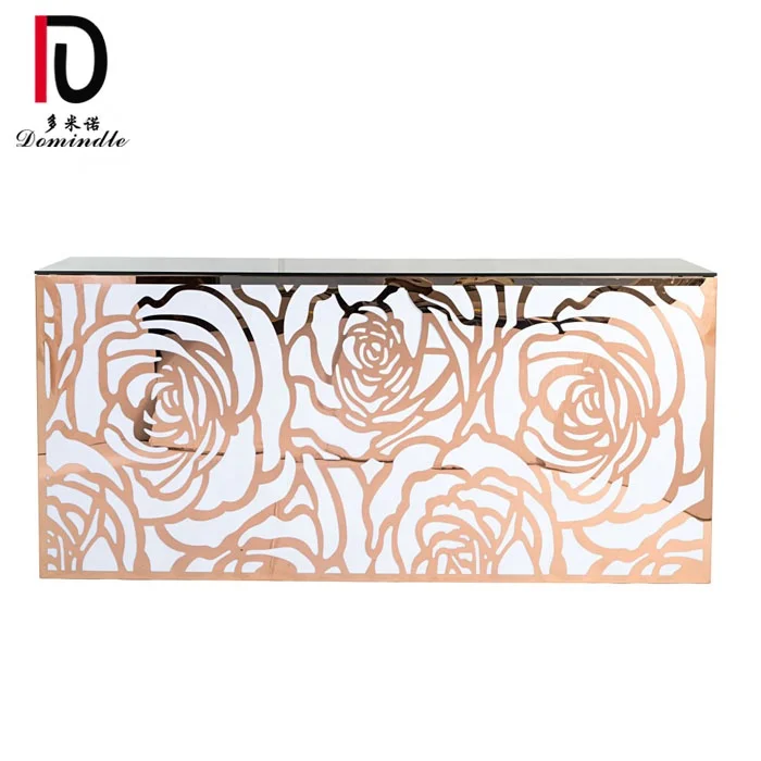 Commercial party events led light stainless steel pvc bar counter bar table Wedding decoration wine cabinet