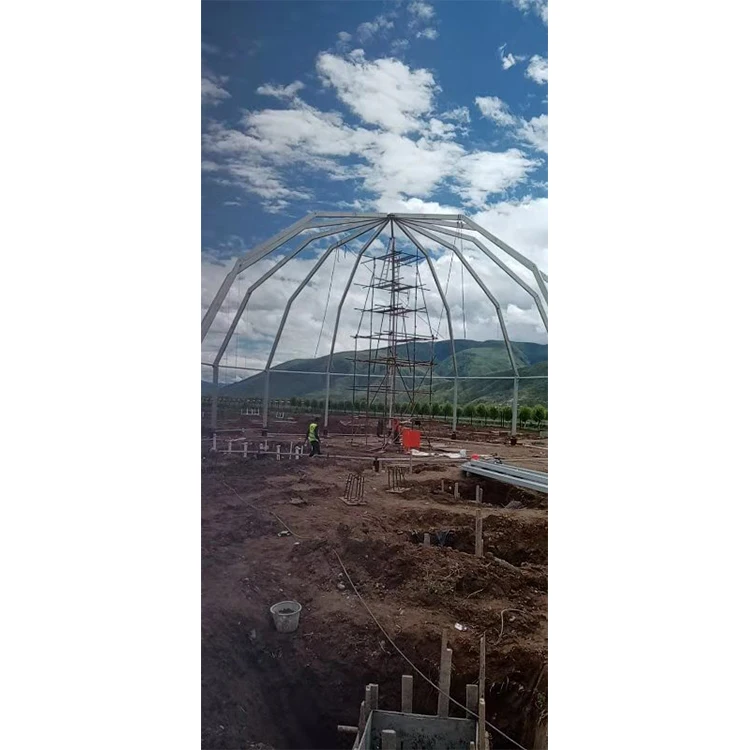 Custom material 20m big  glass dome house geodesic dome tent for sale