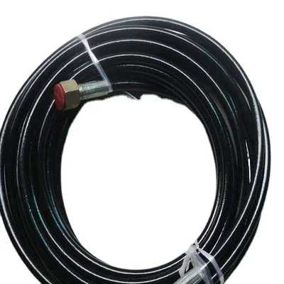 Flame-retardant conductive electrostatic steel wire braided hydraulic hose with one layer of steel wire