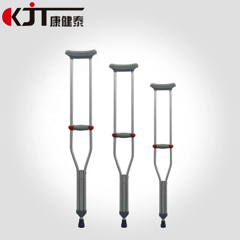 Aluminum adjustable walking stick for disabled people hospital orthopaedics crutch