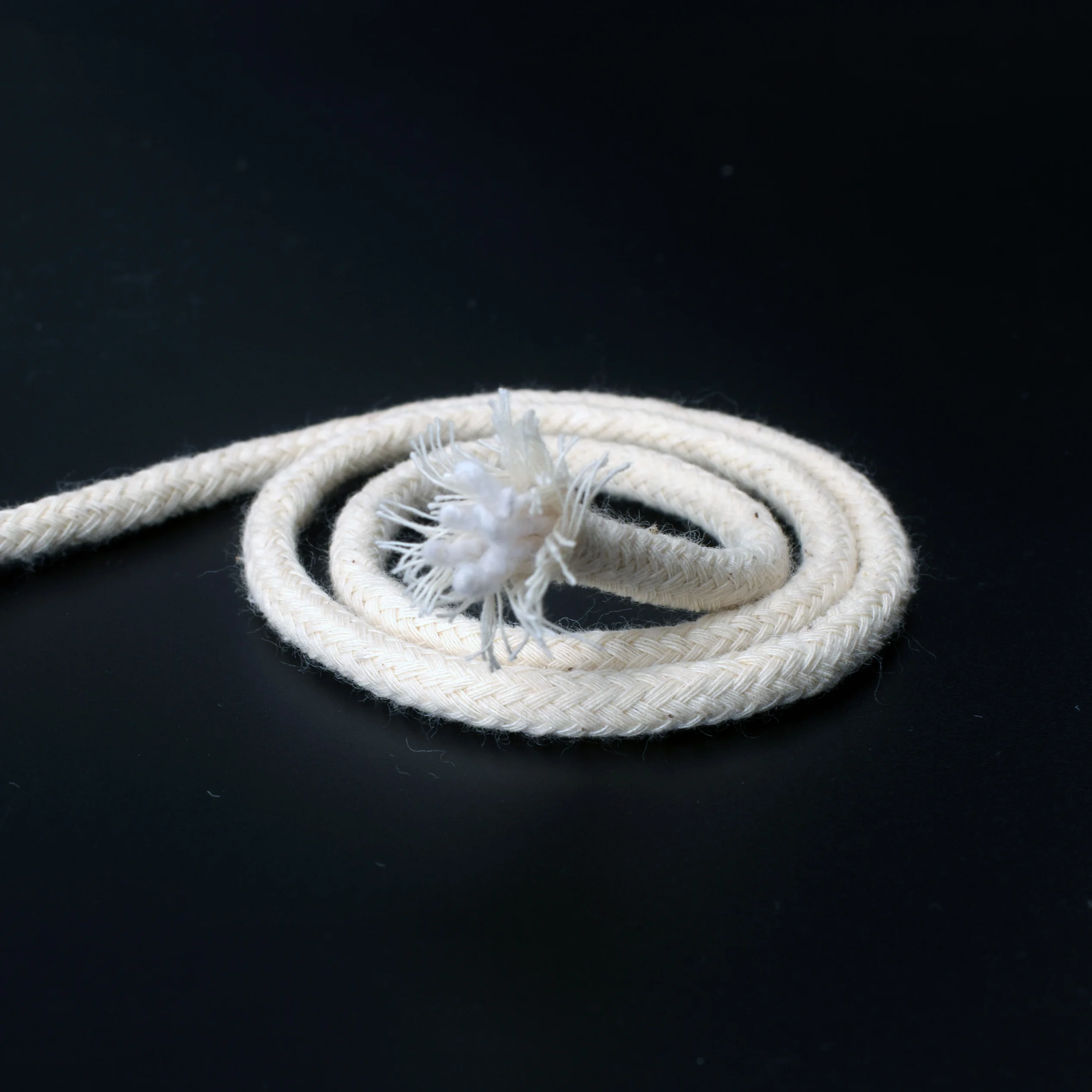 5MM round Woven Cotton Rope Soft and Eco-Friendly for Shoes Garments Bags Home Textiles Comfortable and 100% Cotton