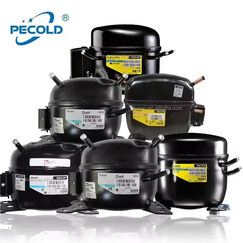 New 1/3 Hp 12v Dc Donpers R600a Fridge Refrigeration Compressor 134a Donpers Lc88xy R134a R600a Refrigerator Compressor