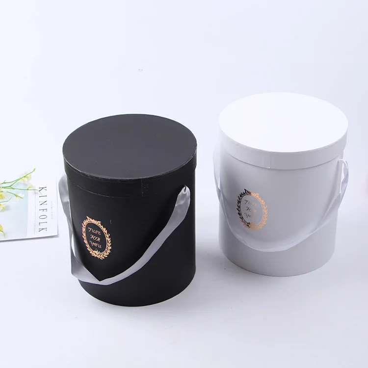 Wholesale Round Circle Roses Packaging Cardboard Box Luxury Preserved Rose Box Roses Gift Flower Box