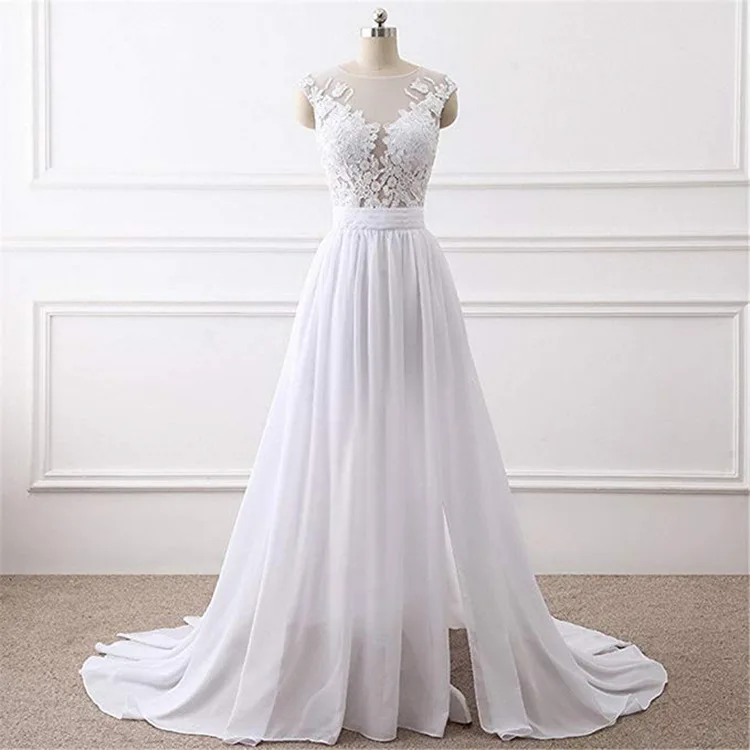 2023 luxury fashion sexy lace pattern wedding dress train