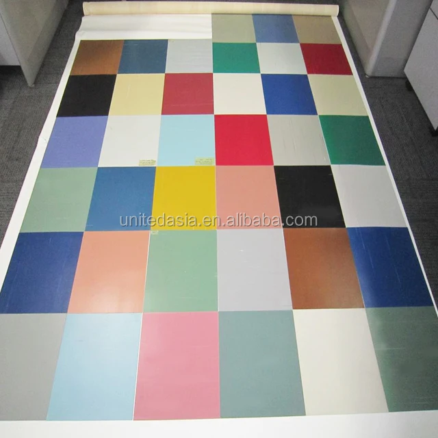 High Quality Hospital Flooring PVC Tiles Pure Color Pvc Quartz Floor Tile