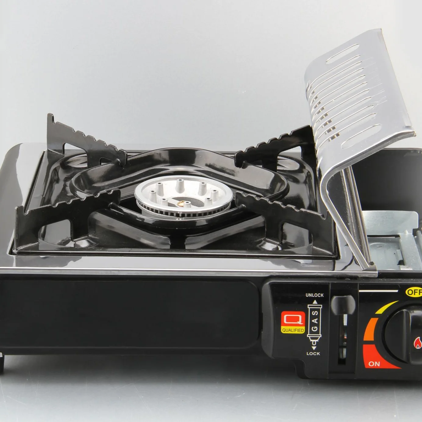 Jinyu наружная походная плита из нержавеющей стали (JY-500A) переносная с бутановым топливом подходящая для барбекю на открытом воздухе.