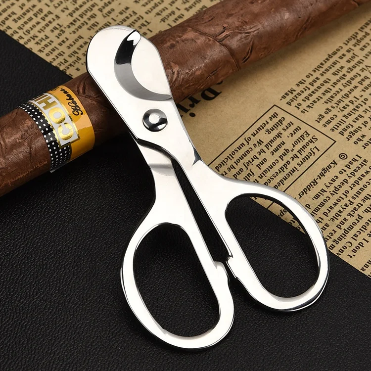 Yongxin Wholesale Custom Stainless Steel Cigar Accessories Cutters Cutter Scissors Set