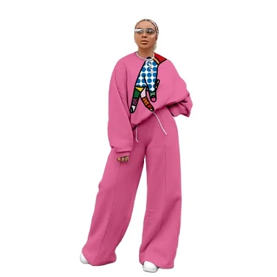 
 2021 Hot sale Two Piece Set Spring Autumn Winter Casual Set Sweat Suits For Women  