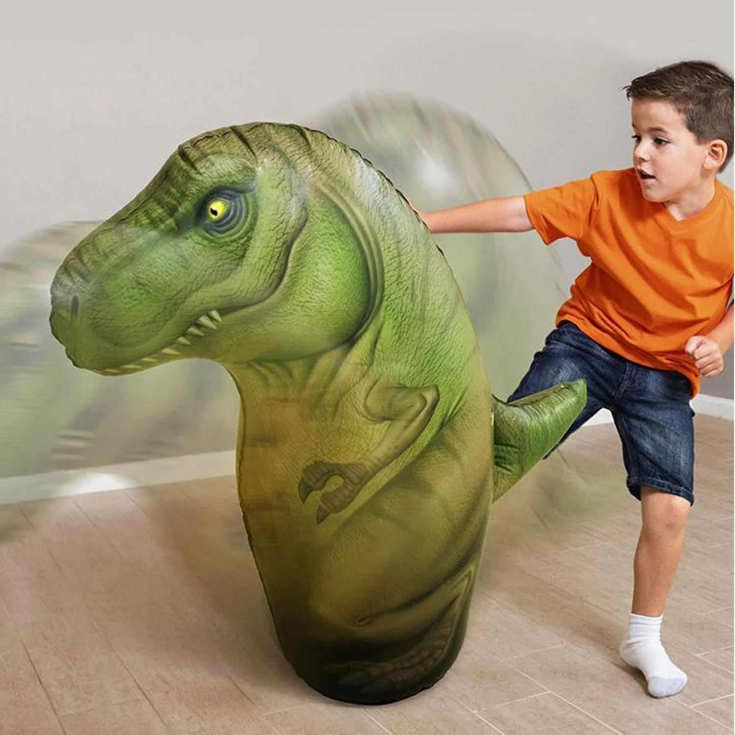 Bestway 52287 Inflatable Dinosaur Tumbler Bop Bags 3D Kids Punch Boxing Toy
