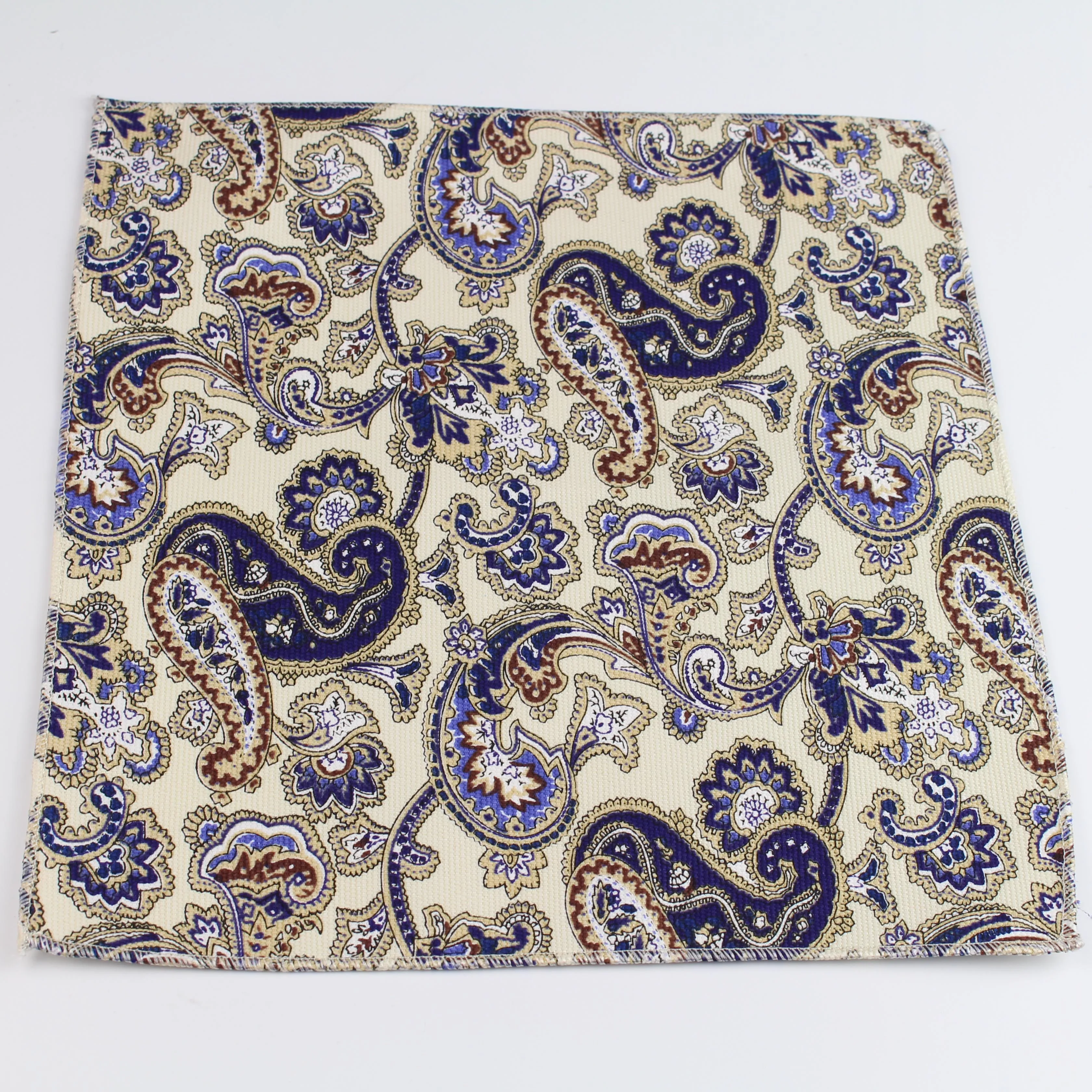 Мужской Хлопковый льняной носовой платок в винтажном стиле с цветочным рисунком, розами, Пейсли, Карманный платок, 22*22 см, повседневное полотенце