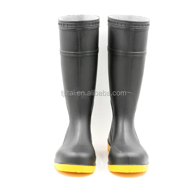 Cheap White Pvc Boot Welly Pvc Waterproof Rain Boots Fashion Ankle Shoes wholesale men for adults cheap
