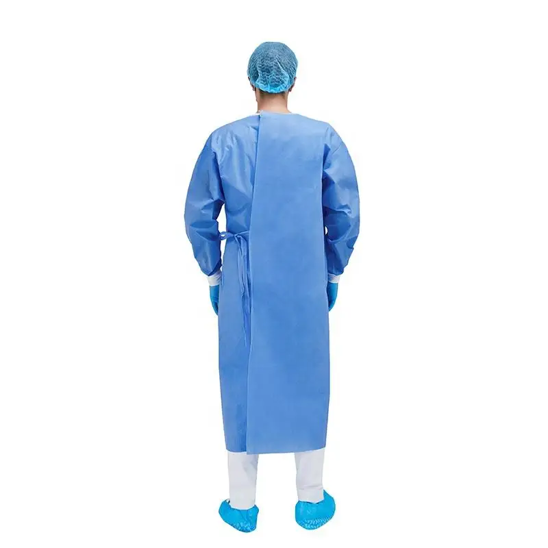 Protective Waterproof Isollation Gown Standard Surgical Sterile Level 2 1 Disposable Protective Medic Gown Hospital