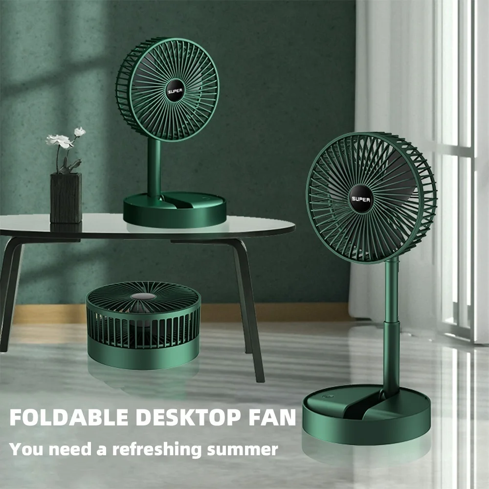 Hot Sale High Quality Fold Usb Home Small Electric Fan Rechargeable Mini Portable Electrical Standing Electric Fan