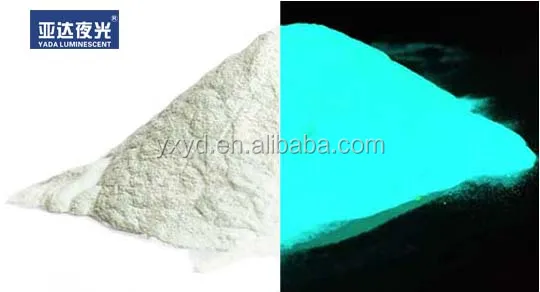 
Fine white to blue luminescent powder luminous powder pigment for coating car glass metal paint 