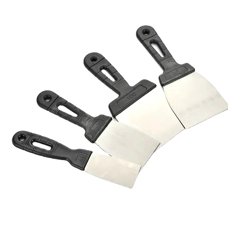 Широкий металлический нож для шпаклевки из нержавеющей стали скребок с пластиковой ручкой стены