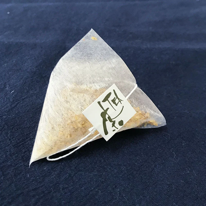 Food Grade Transparent Corn Fiber 100% Degradable Filter Tea Bag Empty Pyramid Tea Bags with Strings