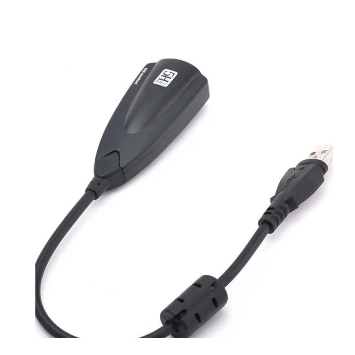 USB2.0 Sound Card Virtual 7.1 Channel CM108 USB Sound Card 5HV2 Adapter External Sound Card For Laptop Desktop