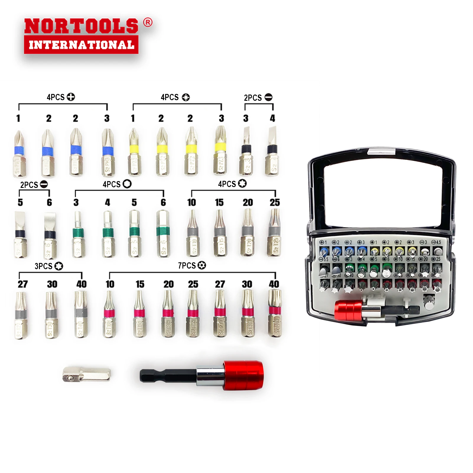 32pc CRV Bit Hoder Set Quick Release Bit Hoder Best Screwdriver Bit Set