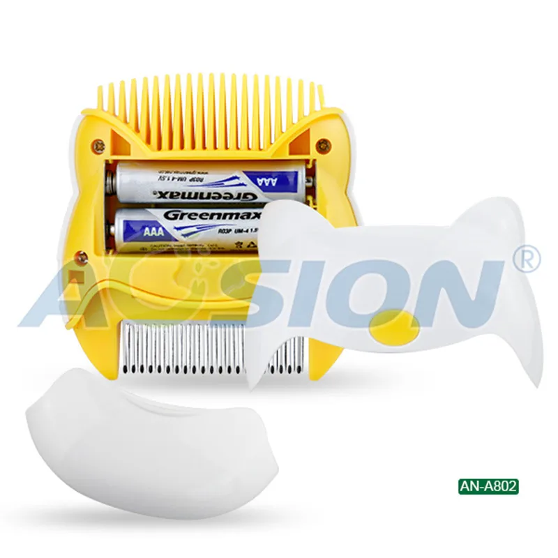 Electric gentle lice cleaning brush dog pet flea comb