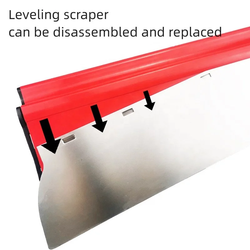 High quality  0.5mm thickness changeable Stainless Steel blades Smoothing Skimming Spatula Plaster tools
