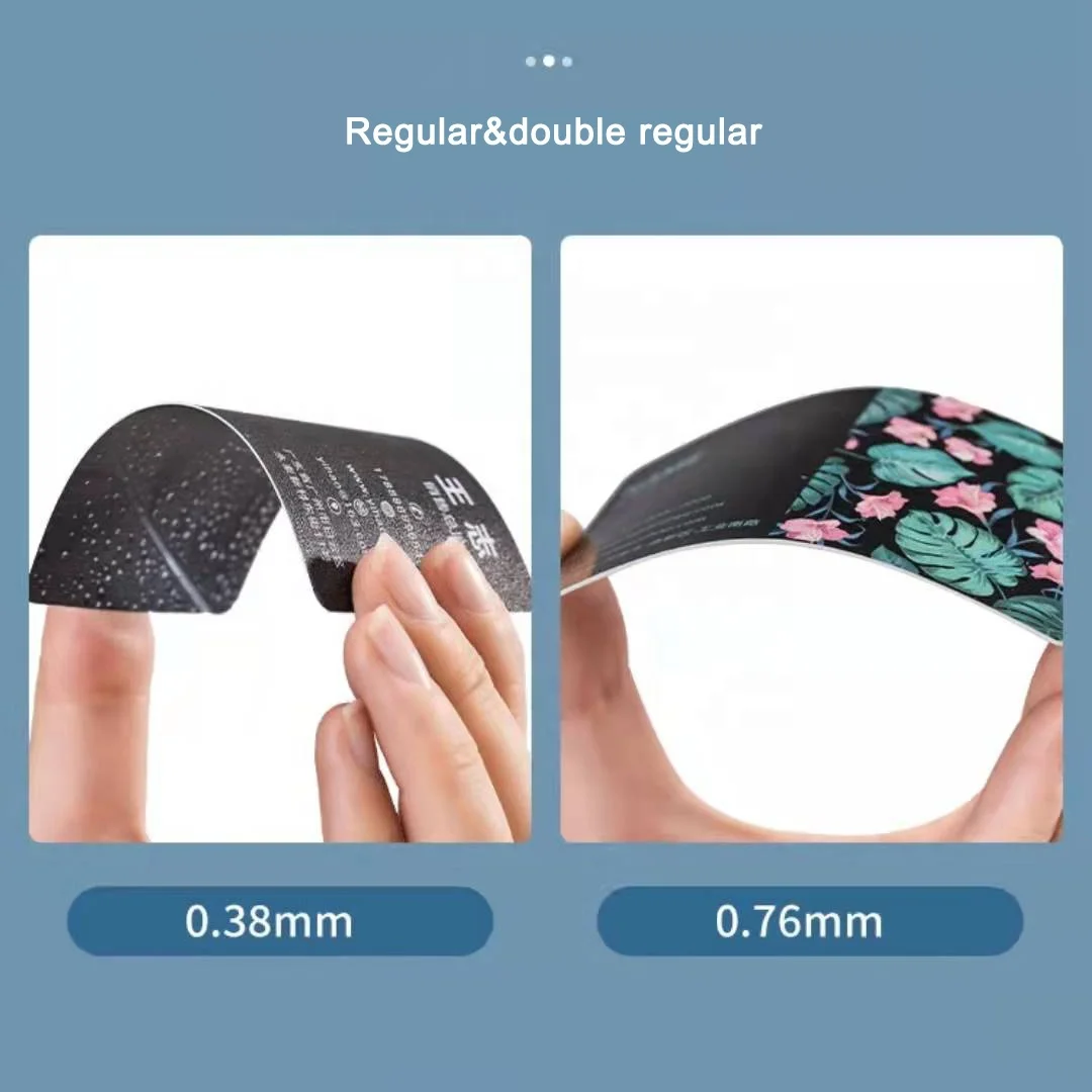 transparent business card